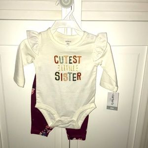 Carter’s “cutest little sister” outfit